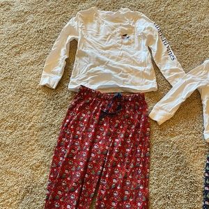 Vineyard Vines toddler girls Christmas pajamas